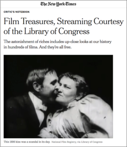 NYTimes: film treasures