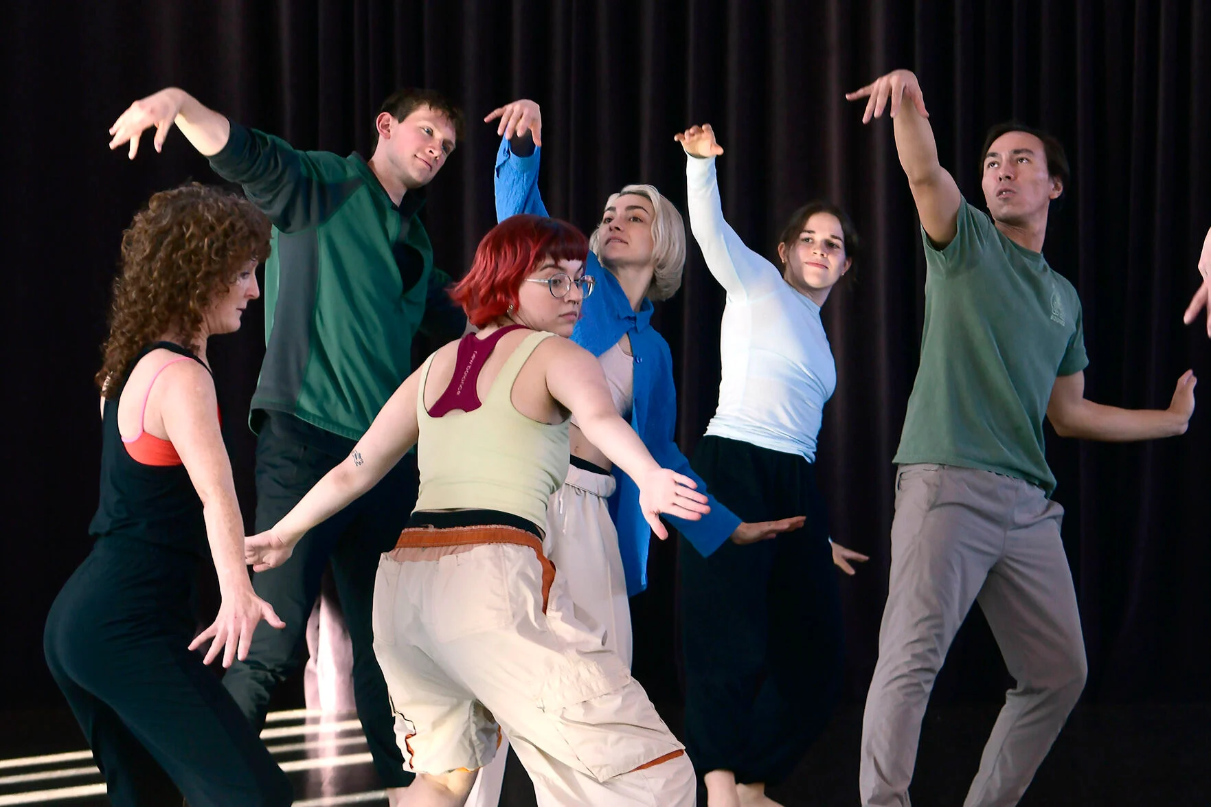 Dancers from Pilobolus perform at Jacob's Pillow