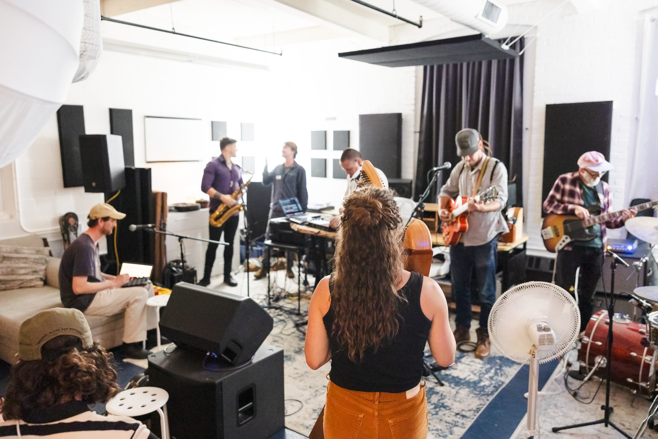 Musicians gathered to network and perform