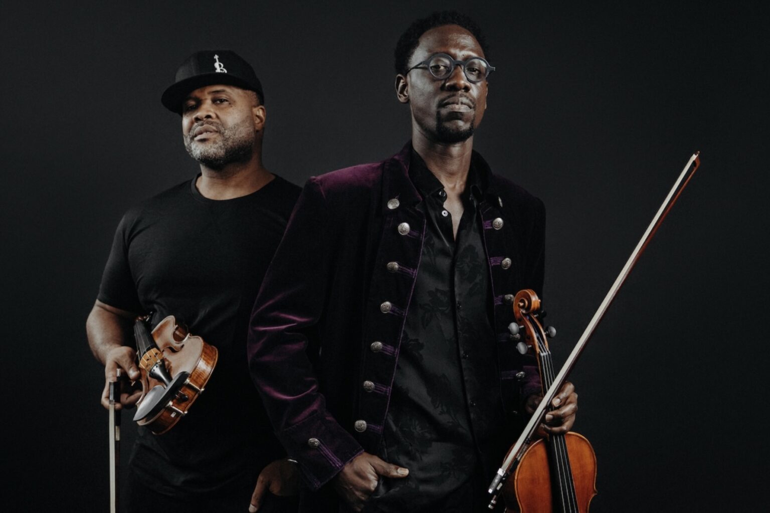 The members of the strings duo Black Violin